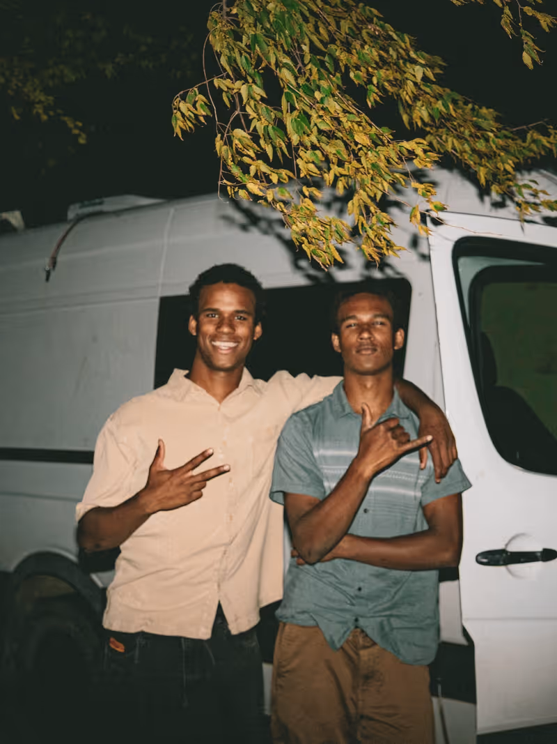 Yimbo Vans team and workshop